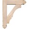 Ekena Millwork Balboa Arts and Crafts Smooth Bracket w/ Offset Brace, Douglas Fir, 5 1/2"W x 20"D x 24"H BKT0604X20X24BOA03SDF - alternate 3
